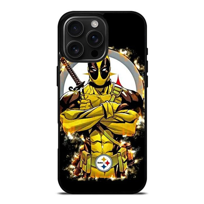 Pittsburgh Steelers Deadpool iPhone 16 Pro Max Case DC1441