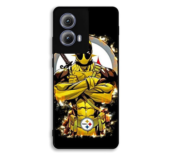 Pittsburgh Steelers Deadpool Motorola Moto Edge 2024 Case DC0403