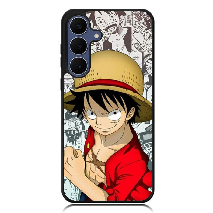One Piece Luffy Comis Samsung Galaxy S24 Plus , Samsung Galaxy S24+ Case DC1364
