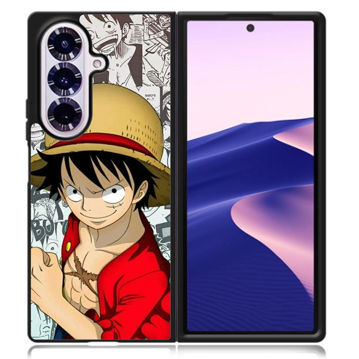 One Piece Luffy Comis Samsung Galaxy Z Fold 7 Case DC1364