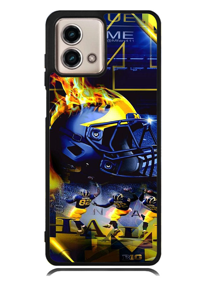 Michigan Wolverines 4th Motorola Moto G Stylus 5G 2023 Case