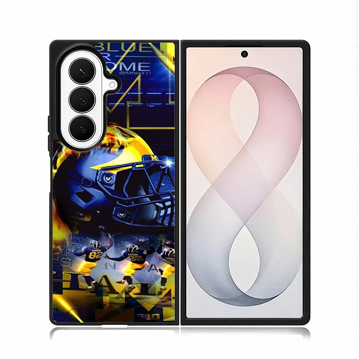 Michigan Wolverines Samsung Galaxy Z Fold 8 Ultra Case DC1156
