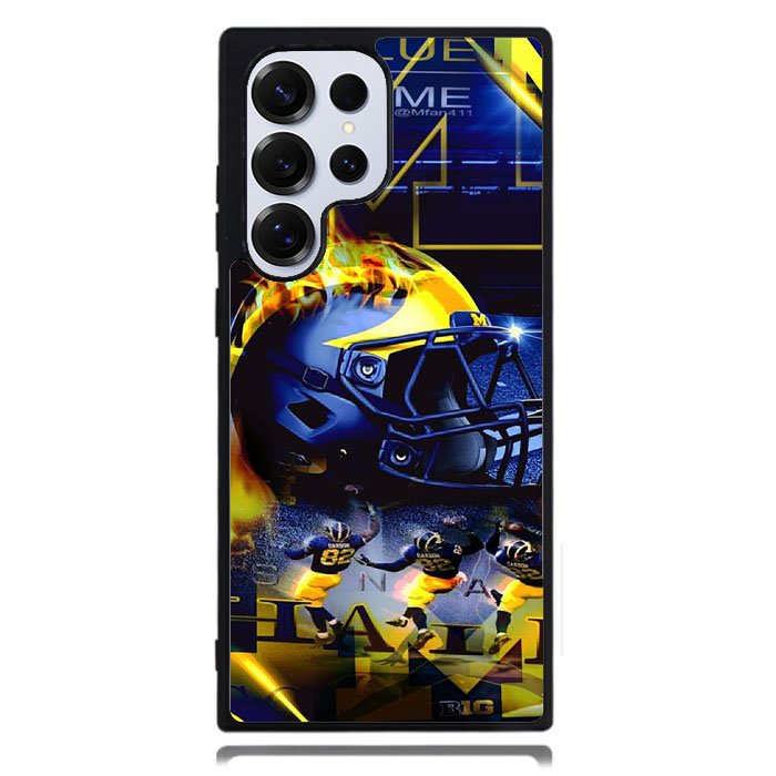 Michigan Wolverines Samsung Galaxy S25 Ultra Case DC1156