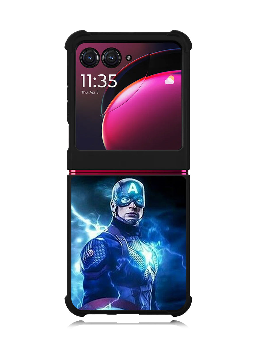 Captain America 2nd Motorola Moto Razr Plus 2023 , Moto Razr+ 2023 Case