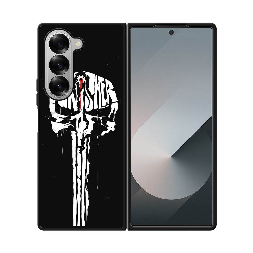 Punisher Black Samsung Galaxy Z Fold 7 5G Case