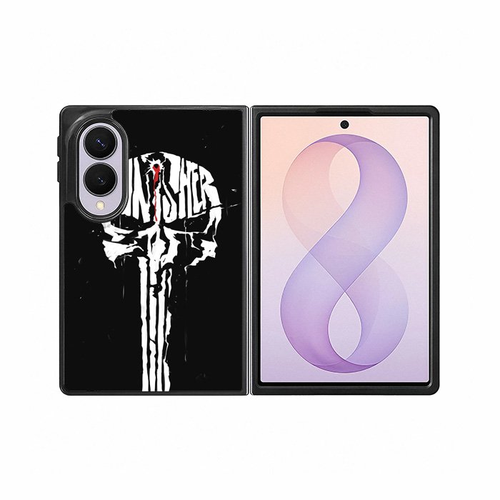 Punisher Black Samsung Galaxy Z Fold 8 Case