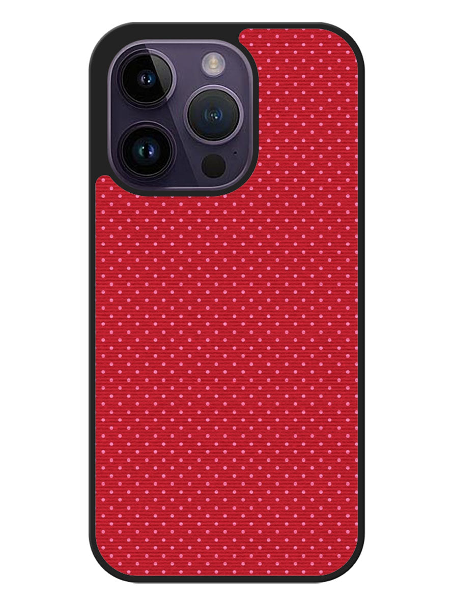 Red Pattern iPhone 14 Pro Case