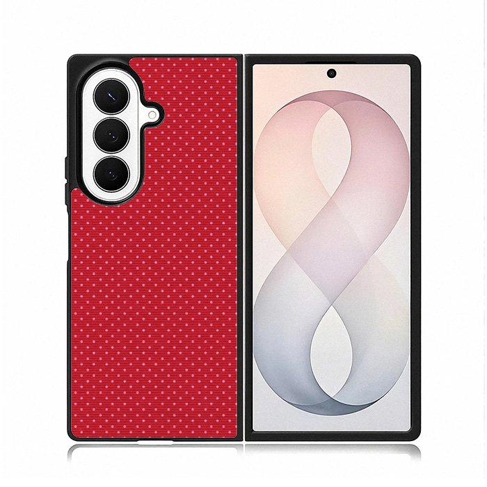 Red Pattern Samsung Galaxy Z Fold 8 Ultra Case