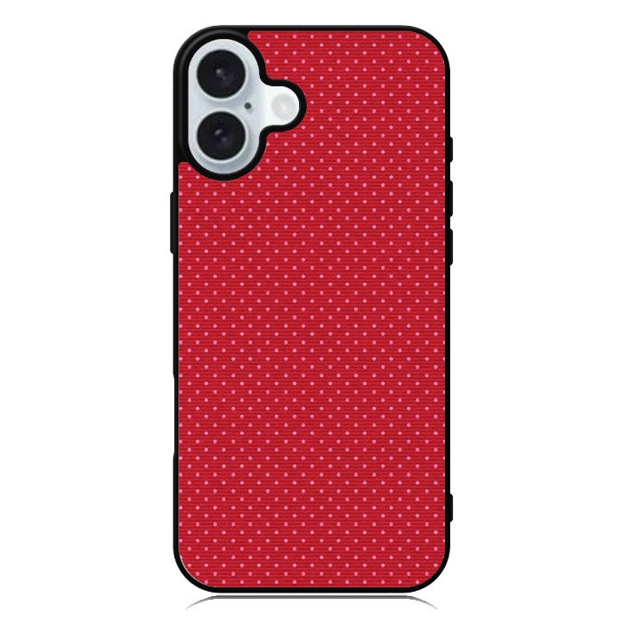 Red Pattern iPhone 16 Case
