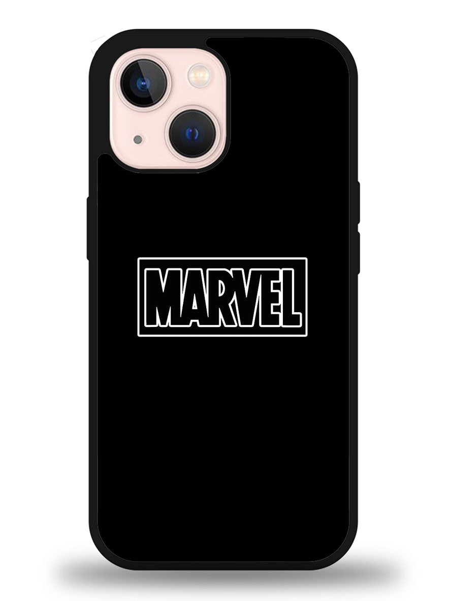 Black MARVEL iPhone 13 Mini Case