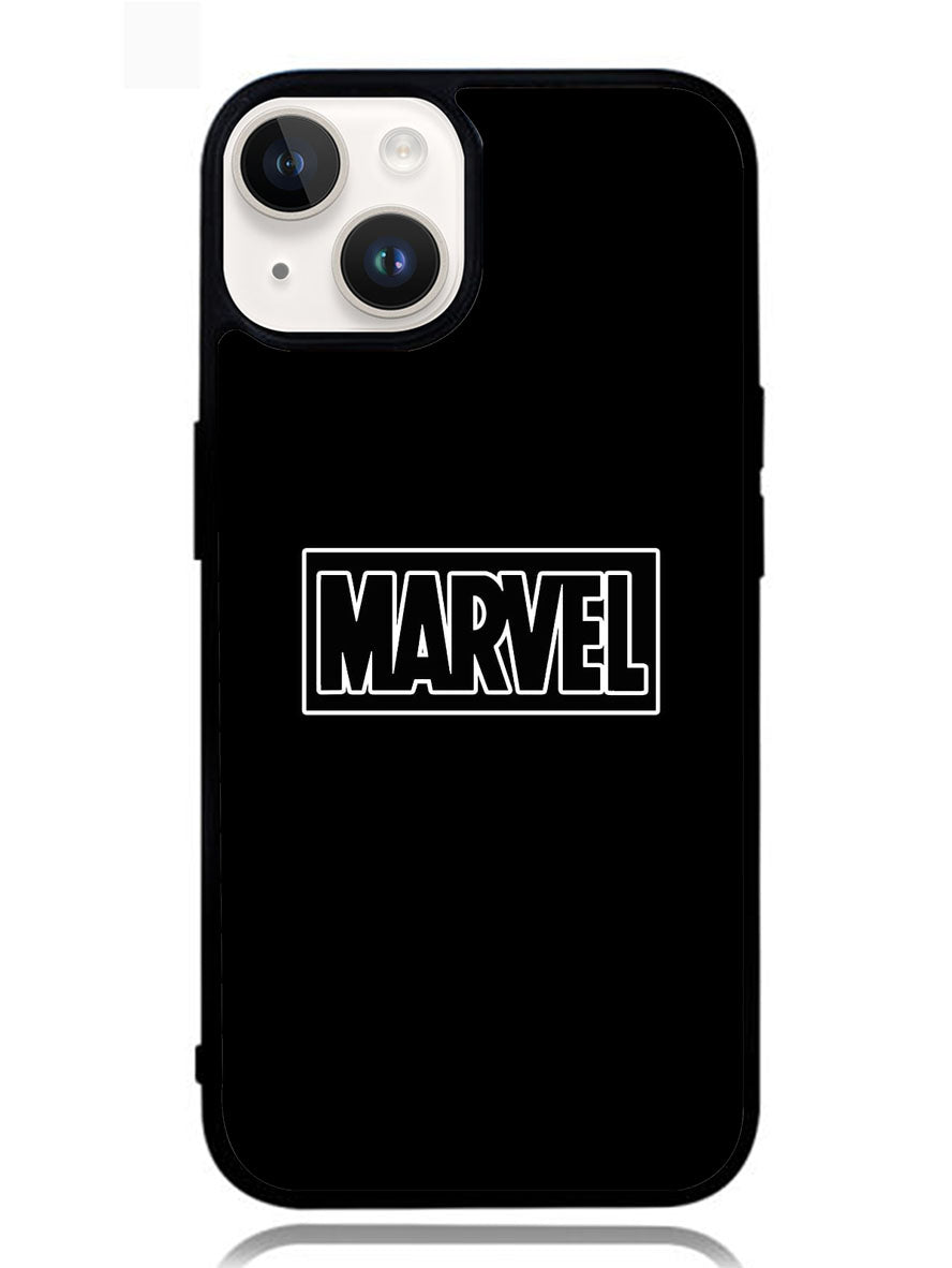 Black MARVEL iPhone 14 Plus Case
