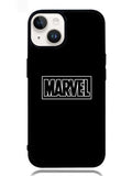 Black MARVEL iPhone 14 Plus Case