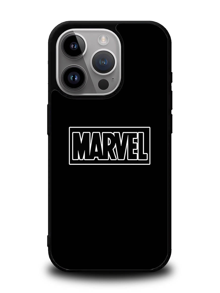 Black MARVEL iPhone 15 Pro Case