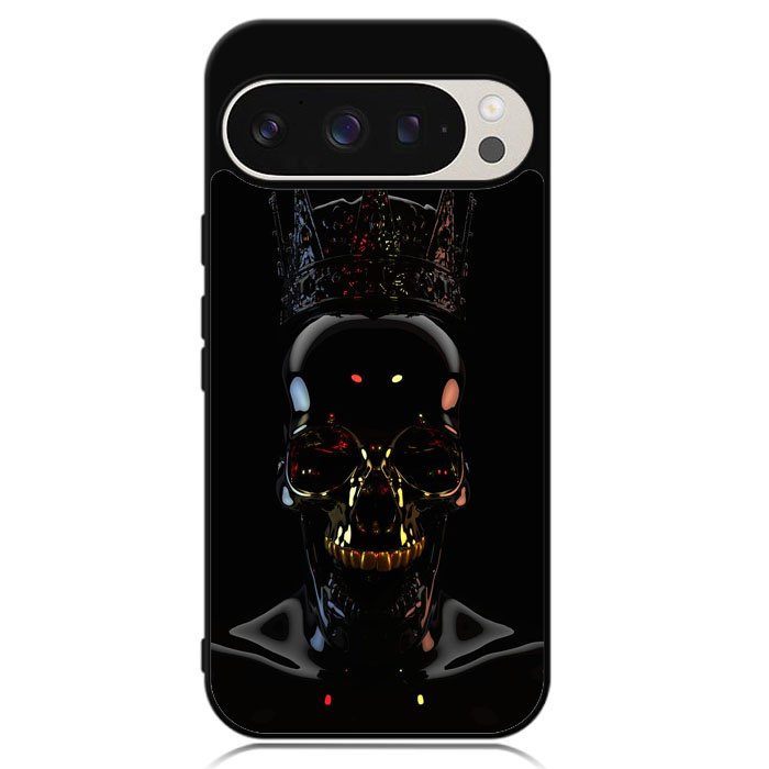 Skull Black Google Pixel 9 | Google Pixel 9 Pro Case DC1674