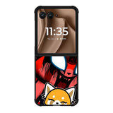 aggretsuko cartoon Motorola Moto RAZR Plus 2025 Case