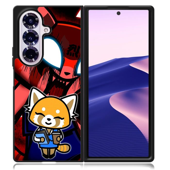 Aggretsuko Cartoon Samsung Galaxy Z Fold 7 Case DC0026