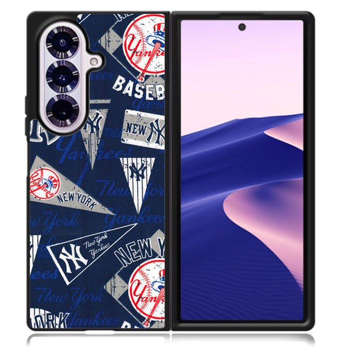 New York Yankees Vintage Samsung Galaxy Z Fold 7 Case DC1278