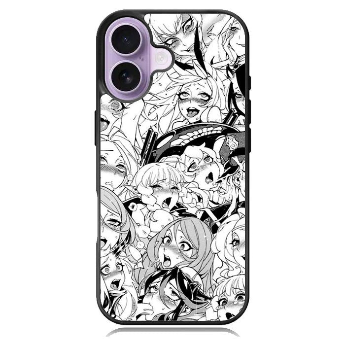 Ahegao Faces iPhone 16 Plus Case DC0030