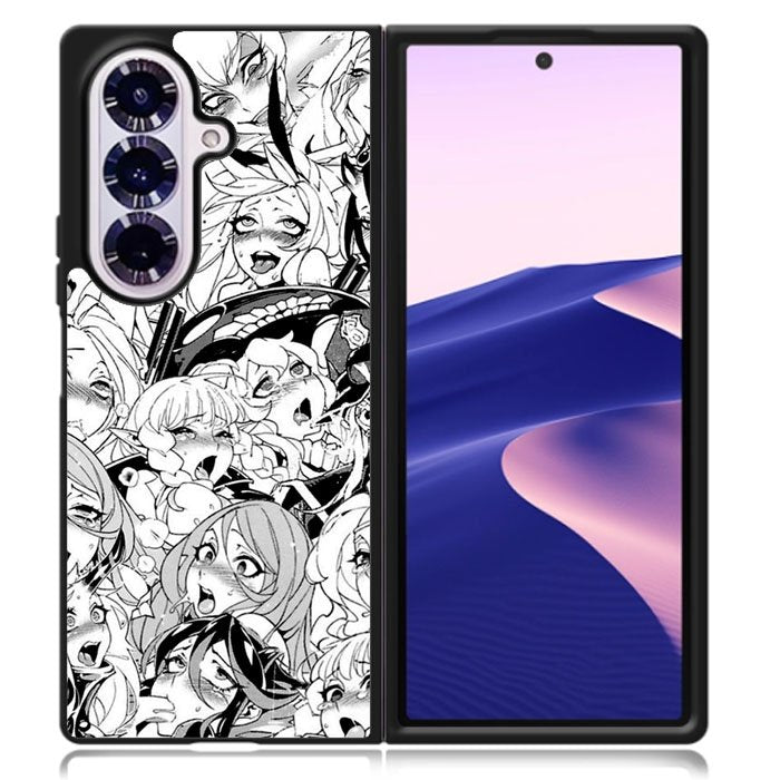 Ahegao Faces Samsung Galaxy Z Fold 7 Case DC0030