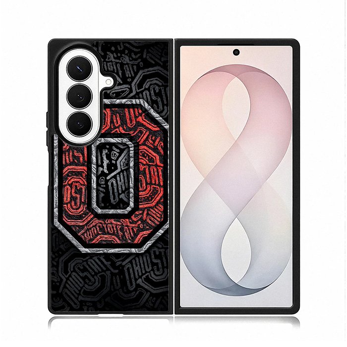 ohio state logo 3rd Samsung Galaxy Z Fold 8 Ultra Case