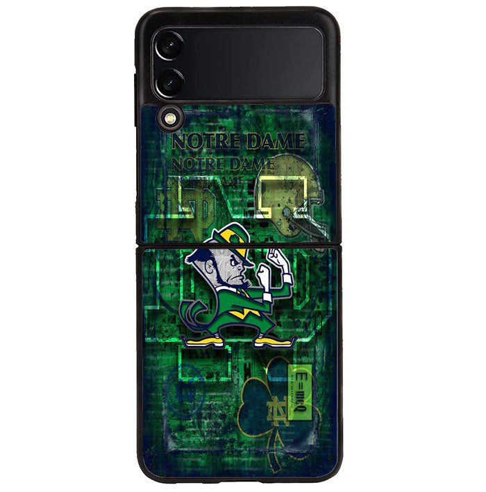 notre dame fighting irish 3rd Samsung Galaxy Z Flip 4 5G 2022 Case