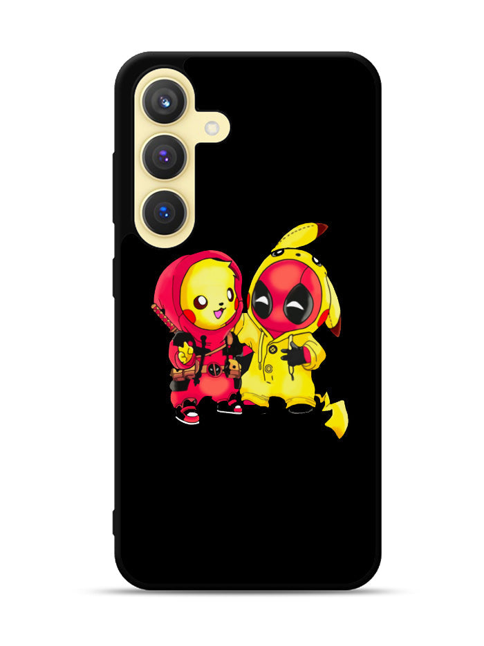 Pikachu Pokemon And Deadpool Samsung Galaxy S24 Plus 5G , Samsung Galaxy S24+ 5G Case