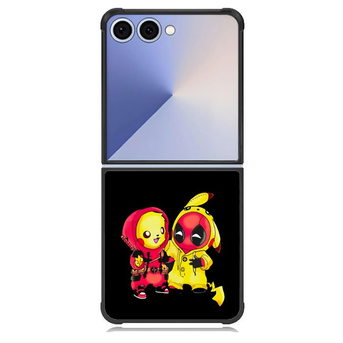 Pikachu Pokemon And Deadpool Samsung Galaxy Z Flip 7 Case DC1431