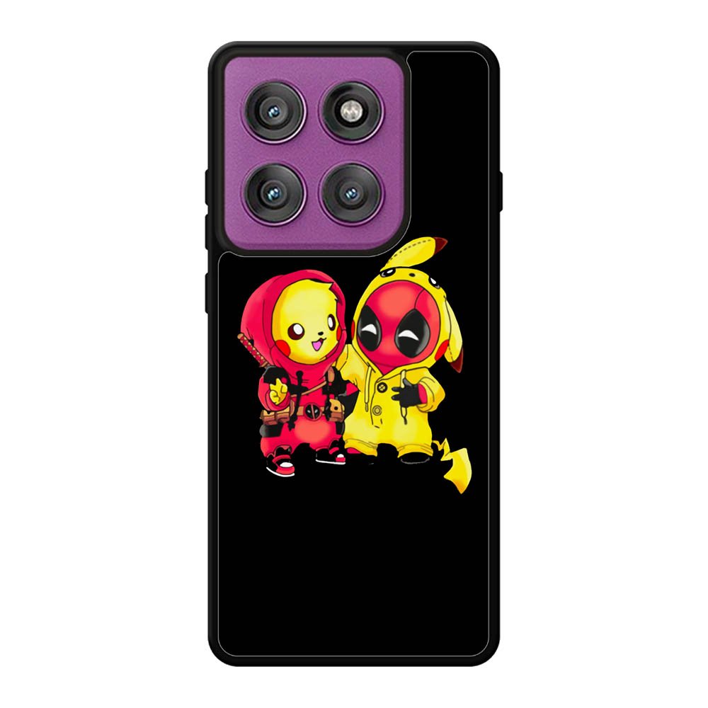Pikachu Pokemon And Deadpool Motorola Moto Edge 60 Pro Case