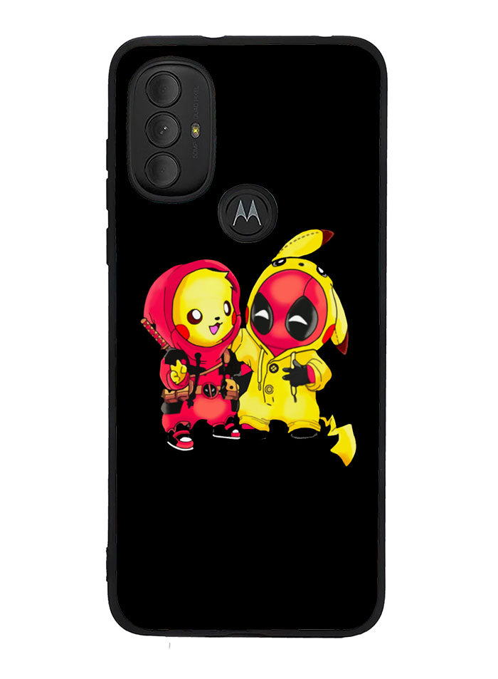 Pikachu Pokemon And Deadpool Motorola Moto G Pure 2021 , Moto G Power 2022 Case