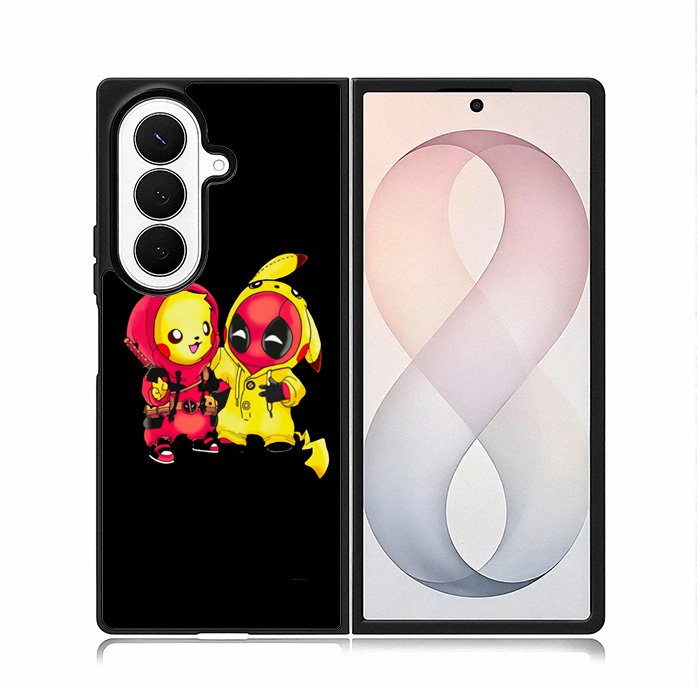 Pikachu Pokemon And Deadpool Samsung Galaxy Z Fold 8 Ultra Case DC1431