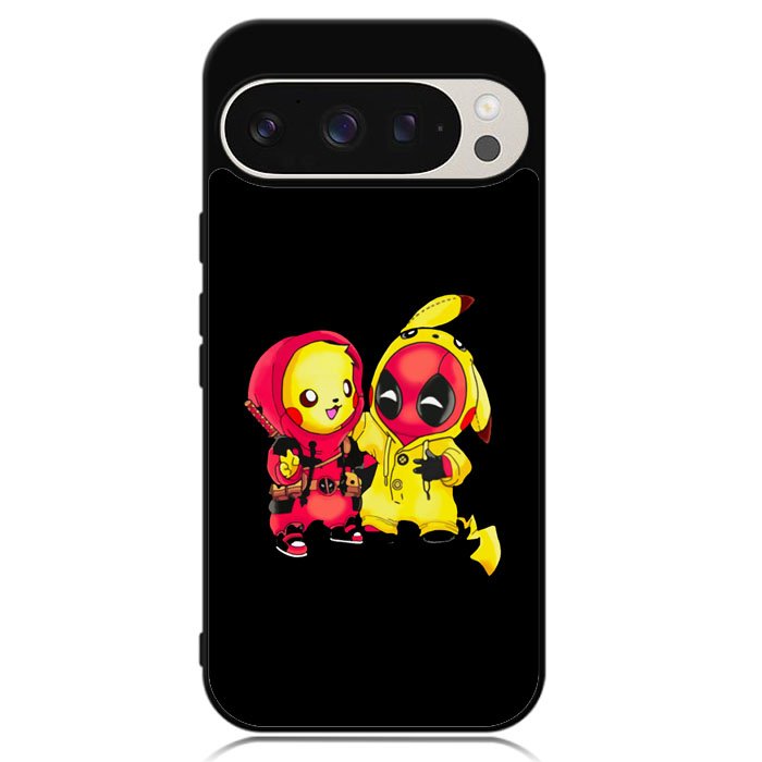 Pikachu Pokemon And Deadpool Google Pixel 9 | Google Pixel 9 Pro Case DC1431