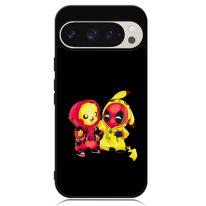 Pikachu Pokemon And Deadpool Google Pixel 9 Pro XL Case