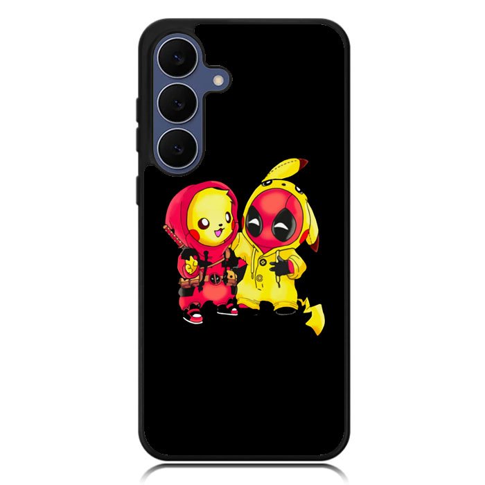 Pikachu Pokemon And Deadpool Samsung Galaxy S25 Case DC1431