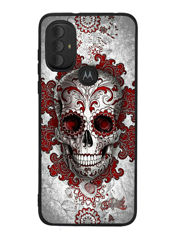 sugar skull tattoo Motorola Moto G Pure 2021 , Moto G Power 2022 Case