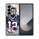 Tom Brady New England Patriots Samsung Galaxy Z Fold 7 5G Case