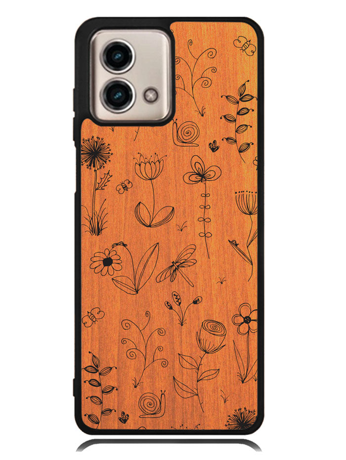 Botanical Plants Wood Motorola Moto G Stylus 5G 2023 Case