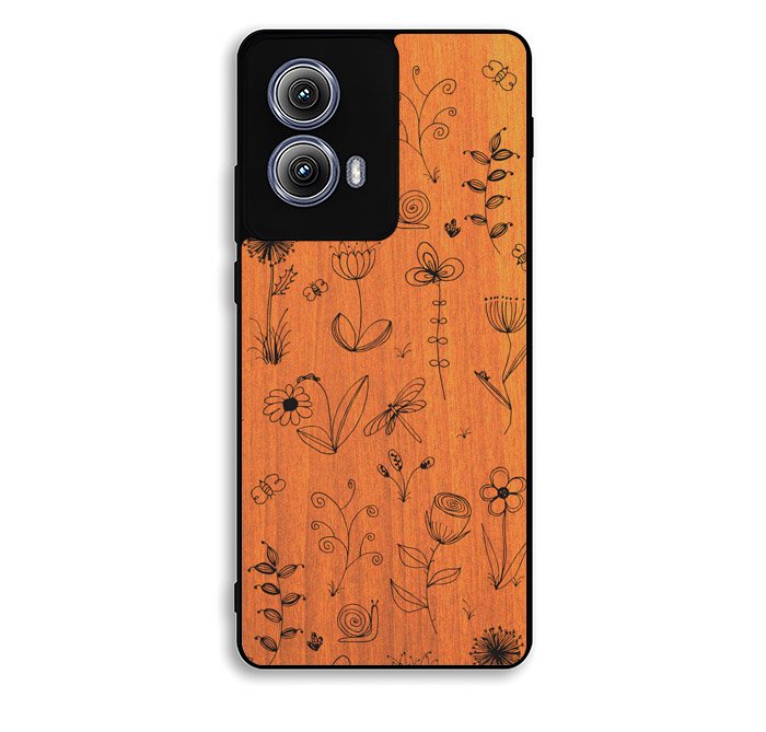 Botanical Plants Wood Motorola Moto Edge 2024 Case DC7212