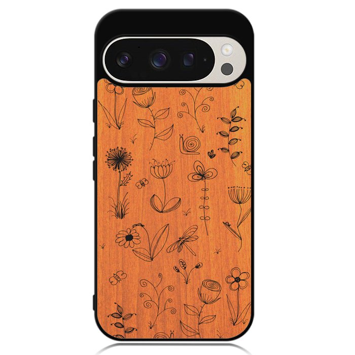 Botanical Plants Wood Google Pixel 9 | Pixel 9 Pro Case
