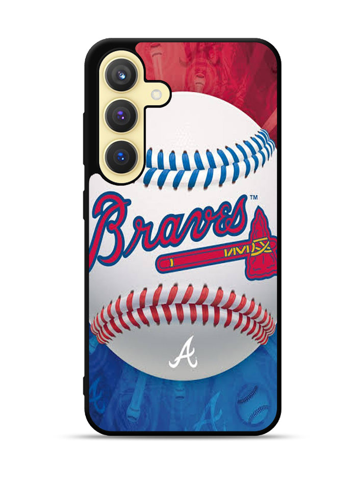 Atlanta Braves Logo 3rd Samsung Galaxy S25 Plus 5G , Samsung Galaxy S25+ 5G Case