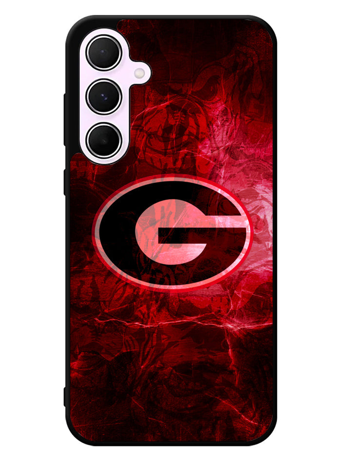 Georgia Bulldogs Logo 1st Samsung Galaxy A35 5G Case