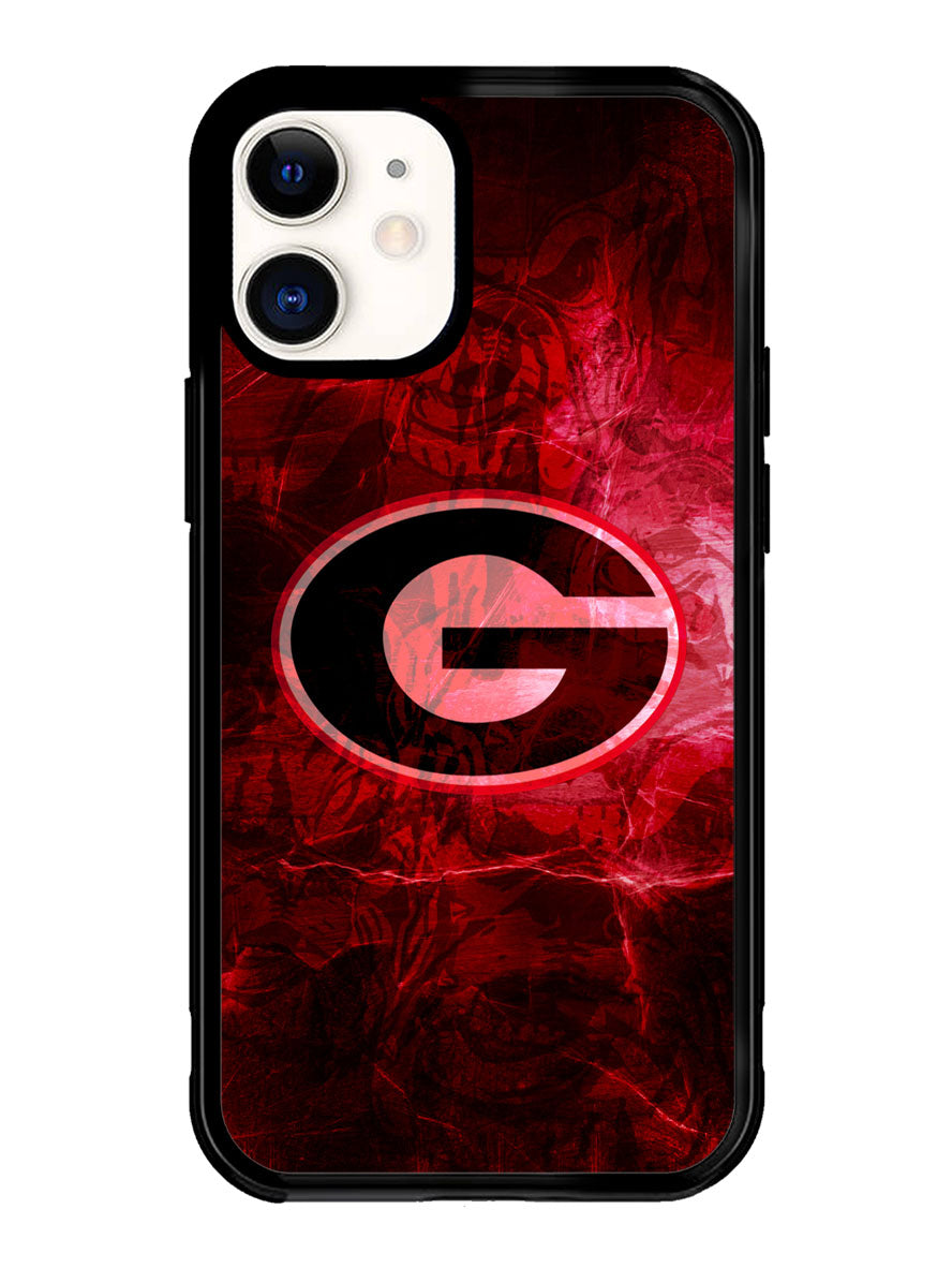 Georgia Bulldogs Logo 1st iPhone 12 Case
