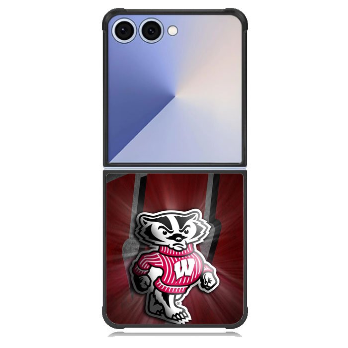 Wisconsin Badger Logo Samsung Galaxy Z Flip 7 Case DC1975