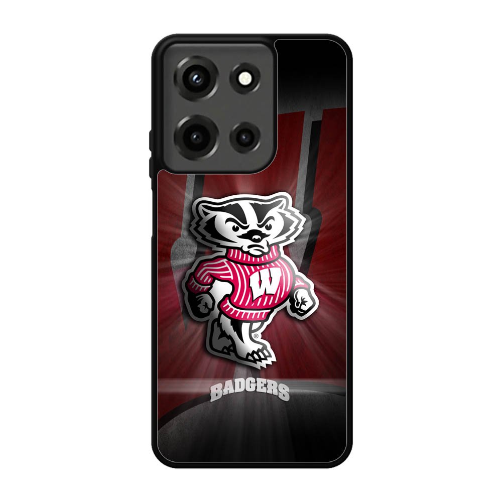 wisconsin badger logo Motorola Moto G 5G 2025 Case DC3488