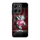wisconsin badger logo Motorola Moto G 5G 2025 Case DC3488