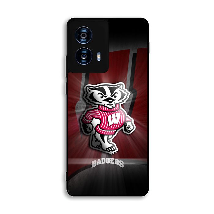 wisconsin badger logo Motorola Moto G Power 5G 2024 Case DC0062