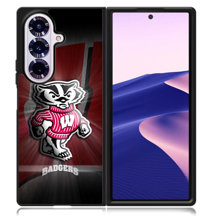 Wisconsin Badger Logo Samsung Galaxy Z Fold 7 Case DC1975