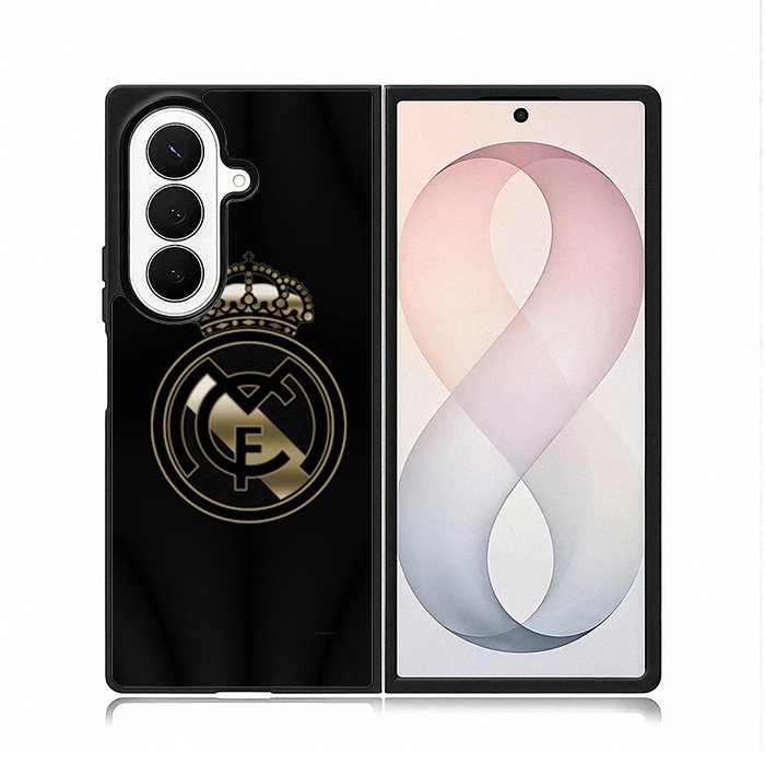 Real Madrid Gold Samsung Galaxy Z Fold 8 Ultra Case DC1551