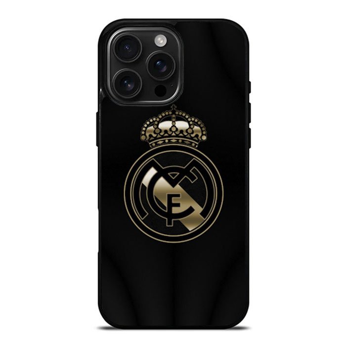Real Madrid Gold iPhone 16 Pro Case DC1551