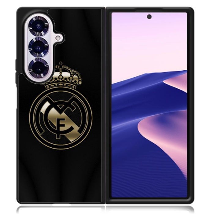 Real Madrid Gold Samsung Galaxy Z Fold 7 Case DC1551