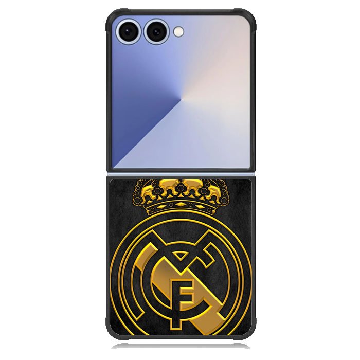 Real Madrid Gold Samsung Galaxy Z Flip 7 Case DC1550